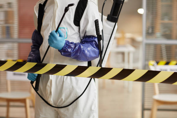 Professional Blood Cleanup technician working in Oak Hill, OH